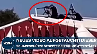 DONALD TRUMP Neues SniperVideo aufgetaucht Dieser Scharfschütze stoppte den Attentäter Crooks [upl. by Farmelo69]