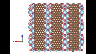 VESTA Software  Carbon Nanotube  AnataseTiO2 Heterostructure [upl. by Alyhc]