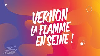 Parcours de la flamme olympique à Vernon [upl. by Belak]