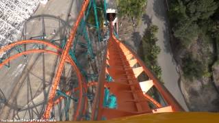 Twisted Cyclone Roller Coaster Front Seat REAL OFFICIAL POV Six Flags Over Georgia New 2018 [upl. by Asital]