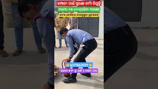 Industrial Security Guard Job Vacancy  15000 In Hand Salary reels securityguard odishajob job [upl. by Olsen]