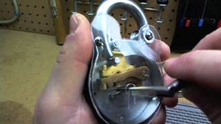 Ace 4 Lever Padlock Pick  Cutaway Lock [upl. by Aitselec]