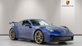 2024 Porsche 911 GT3 in Gentian Blue Metallic [upl. by Peri]