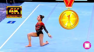 WU RAN🇨🇳🥇Floor Team Final 2024 DTB Pokal World Cup 4K [upl. by Attenahs58]