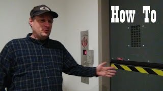 How to operate a freight elevator with motorized doors [upl. by Nwatna976]