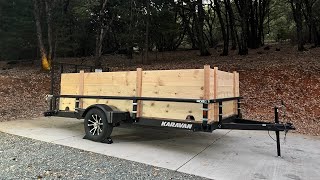 How to build walls for a utility trailer [upl. by Cutter]