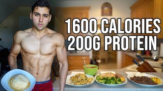 Full Day Of Eating 1600 Calories  Super High Protein Diet For Fat Loss [upl. by Verner]