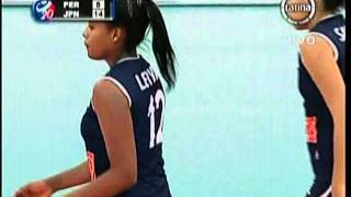 Mundial Juvenil de Voley 2013  Peru vs Japon 1er Set [upl. by Slen202]