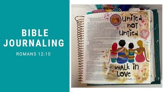 Bible Journaling  Romans 1210 [upl. by Hpesoy376]