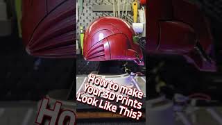 metroidprime helmet build Learn how to finishpaint your 3D prints 3dprinting uvresin cosplay [upl. by Jonina]