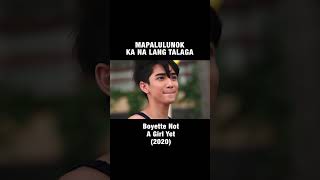 Mapapalunok ka nalang talaga  Boyette Not A Girl Yet  Cinemaone [upl. by Sinned]