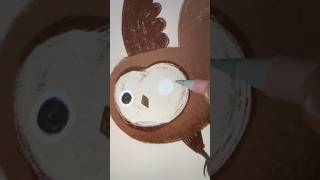 Все художники в плохую погоду digitalart art artvideo digitaldrawing illustration owl [upl. by Elbart]