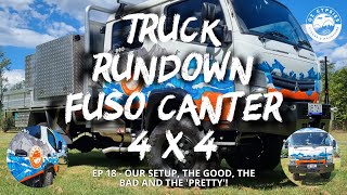 EP 18  Unleash Adventure Fuso Canter 4x4 OffRoad Truck  The Ultimate Family Caravan Explorer [upl. by Eimilb]