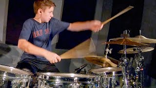 SEVENTEEN  WINGER age 12 Drum Cover [upl. by Ylhsa]