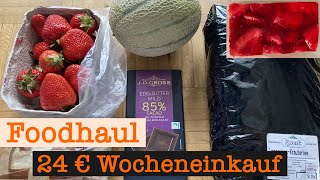 kleiner Wocheneinkauf mit Teevorrat 24 €  Food Haul mit Food Diary aus Vorräten  sparsam leben [upl. by Gnaig264]