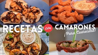 6 recetas con camarones ¡Fáciles deliciosas y rendidoras  Recetas para Cuaresma  Cocina Vital [upl. by Tamis]