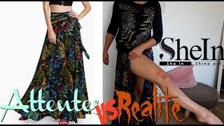 ATTENTE VS REALITE Shein Holiday try on haul [upl. by Macknair]