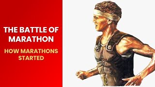 Two Minute History How were Marathon Races Invented Battle of Marathon and the Runner Pheidippides [upl. by Skrap816]