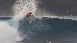 Ripping Over Super Shallow REEF  Hideaways Mentawais [upl. by Izak]