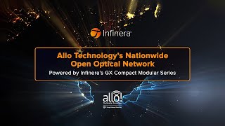 Allo Technologys Nationwide Open Optical Network Leverages Infineras GX Series [upl. by Kerianne]