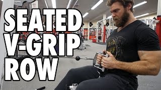 How to Perform SEATED V GRIP ROWS  Exercise Tutorial [upl. by Derf444]