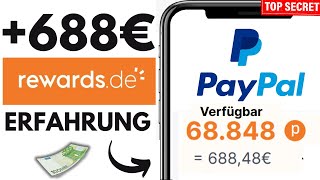 Rewardsde Test amp Erfahrungen💰 688€ Auszahlung  rewardsde online Geld verdienen 2024 [upl. by Aiouqes]