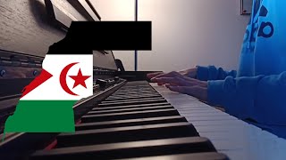 Western Sahara Anthem  Piano Cover Yā Banīy AsSaharā يا بني الصحراء [upl. by Ruffo816]