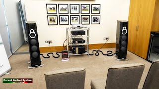 Vimberg Mino HiFi Speakers Tidal Tellurium Q Melco Vitus Audio Stillpoints  UK HiFi Show Live 2019 [upl. by Madalyn]