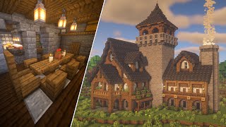 Minecraft Medieval Mansion Interior [upl. by Eirlav]