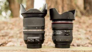 Canon 2470 f4L IS vs Tamron 2470 f28 VC  FIGHT [upl. by Nylirek491]