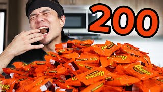 200 Reeses Cup Challenge 16000 calories [upl. by Heim]