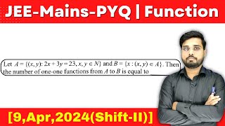 JEE Mains 2024 PYQ 9Apr2024ShiftII  JEE PYQ Solutions  Function  Lets IQRA JEE [upl. by Vasiliu]