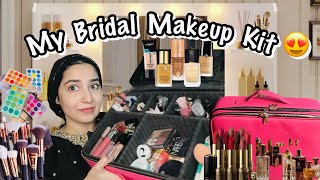 My Bridal Makeup Kit 💄😍  Complete Makeup Collection ❤️ [upl. by Harriett]