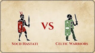 ROME II Total War  Socii Hastati VS Celtic Warriors [upl. by Esmaria]