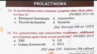 Prolactinoma mcq [upl. by Sorci782]