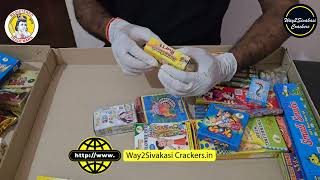 36 Items  Sri Krishna Firework  Charlie Chaplin Gift Box 2024 srikrishnafireworks [upl. by Apoor]