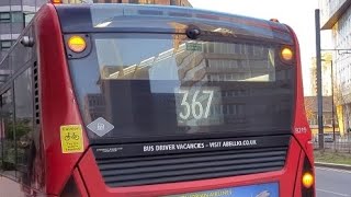 FULL JOURNEYVery Fast DriverAbellio London 8219 On Bus Route 367 1 [upl. by Arotahs357]