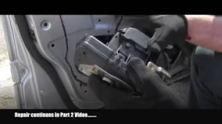 Mercedes Bouncing Door Lock Actuator Repair Part 1 [upl. by Lillie]