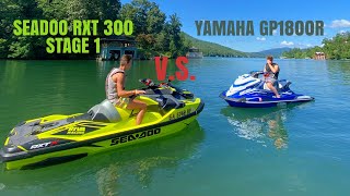 YAMAHA GP1800R VS SEADOO RXT 300 STAGE 1 [upl. by Imim]