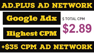 adplus ad network highest CPM zero traffic requirements mr naveed shah [upl. by Kori451]