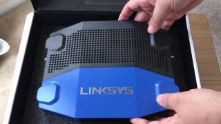 Linksys WRT3200ACM MUMIMO Gigabit WiFi Router Unboxing 10716 [upl. by Nnylyaj]