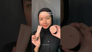 comparing instaperfect foundie amp cushion kamu tim apa makeupwithsel instaperfect [upl. by Anaer386]