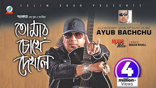 Tomar Chokhe Dekhle  Shawkat Ft Ayub Bachchu  তোমার চোখে দেখলে  আইয়ুব বাচ্চু  Music Video [upl. by Nitza346]