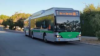 TP3001 Transperth Bus MAN A24 NG313F Custom Coaches CB60 EvoII Departing [upl. by Alisun]