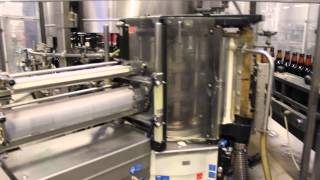 Labelling machine for glass bottles KRONES [upl. by Anaxor329]