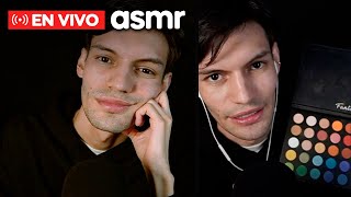 ASMR español en vivo para desahogarse sentirse bien y dormir  roleplay de maquillaje [upl. by Rudyard]