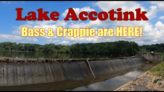 LAKE ACCOTINK Isnt The Same Anymore  Fishing For Bass amp Crappie [upl. by Ynafit]