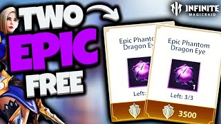 Infinite Magicraid TWO Epic Phantom Dragon Eyes F2P [upl. by Ankney922]