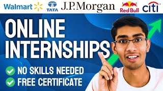 300 Online INTERNSHIPS from renowned Companies  No Skills required  Free Certificate [upl. by Lula]