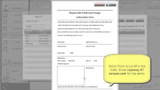 32 Reprint PCI Compliant credit card authorization form CenPOS training [upl. by Iztim]